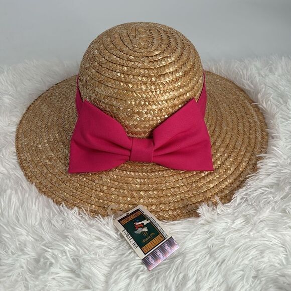 Vintage Atlanta Olympics Straw Hat New - Picture 4 of 13